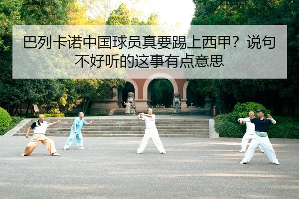 巴列卡诺中国球员真要踢上西甲？说句不好听的这事有点意思